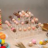 Cake Pop Display Stand For Drying, 56 Hole Cake Pop Holder , 3 Tiered Lollipop Holder For Party Candy Bar Dessert Table