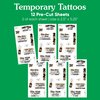 Big Dot of Happiness Happy New Year Temporary Tattoo, 2025 New Year's Eve Resolution Tattoos, NYE Party Favors, New Year's Eve Party Supplies, Set of 12