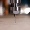 SpeTool 1/16 inch Cuting Diameter Spiral UP Cut Router Bit with 1/4 inch Shank 2 Flute Plunge CNC End Mill