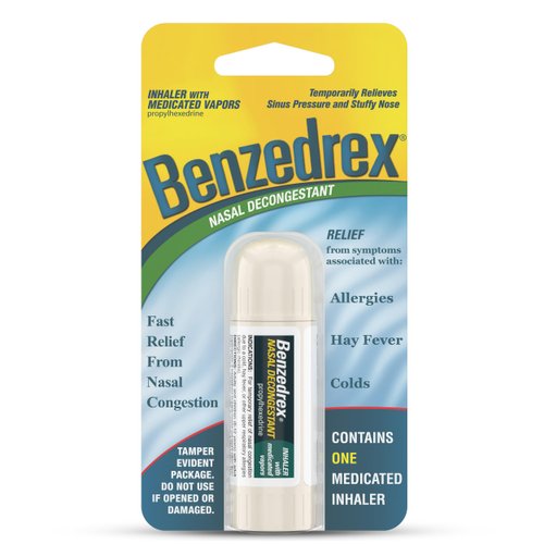 Benzedrex Nasal Decongestant Inhaler (Pack of 6)