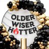 KatchOn, Shiny Older Wiser Hotter Banner - No DIY, 10 Feet | Funny Birthday Decorations | Older Wiser Hotter Birthday Banner, Adult Birthday Party Decorations, Older Wiser Hotter Birthday Decorations