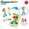 PicassoTiles 0.5” Pixel Magnetic Puzzle Cube 100 Piece Mix & Match Cubes Sensory Toys STEAM Education Learning Building Block Magnets Children Construction Toy Set Stacking Magnet Creative Kit PMC100