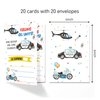ANYEMW 4x6 Police Birthday Invitations, Police Birthday Party Decorations, Police Birthday, Birthday Party Invitations For Boys Girls, Kids Birthday Invitations, 20 Cards with 20 Envelopes.(44)