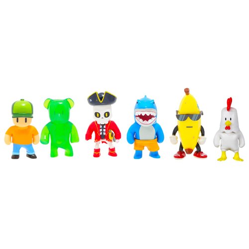 Officially Licensed Stumble Guys Collectible Figures - Bundle with 6 Random Stumble Guys Figures Plus More | Stumble Guys Character Toys for Boys and Girls