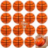 Mini Basketball Stress Balls 16 Pcs Pack | 2.5” Inch Mini Basketballs for Kids | Small Basketball Party Decoration | Party Favors, Small Soft Foam Basketballs | Basketball Party Goodie Toy By Anapoliz
