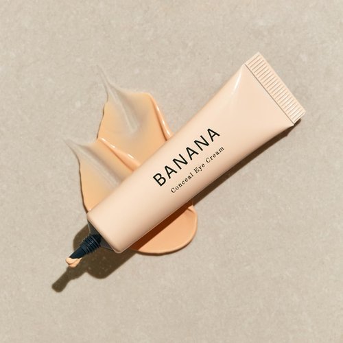 Generic Banana Cream Concealer and Eye Cream Set, 0.53 oz, 2 pack, Brightening and Wrinkle Reducing