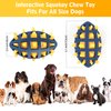 CoubonTail Dog Toy Ball, Dog Spiky Toy Ball with Squeaker, for Floating Chewing Fetching and Interactive Play (2pc Kit)