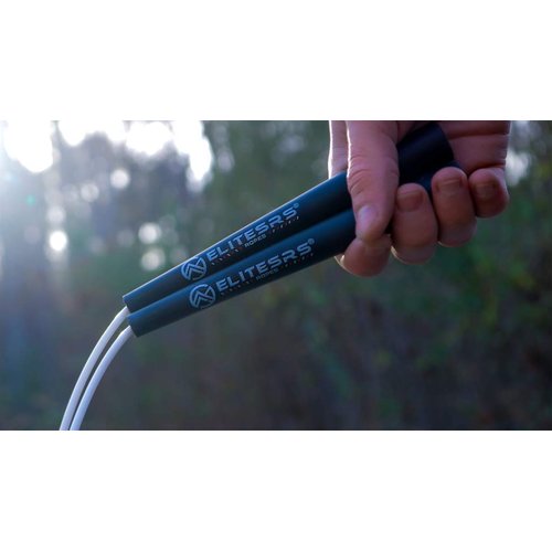 EliteSRS Flex Freestyle Jump Rope - Indoor/outdoor Adjustable High Speed Jump Rope - Unbreakable Handles - 4mm PVC code for Skipping Rope - 10' L, Green