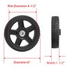 Parts Camp Wheel kits 6 inch Wheels for Push Mower(Set of 2)