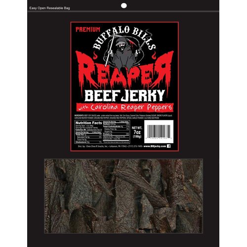 Buffalo Bills Premium Reaper Beef Jerky 7oz Pack