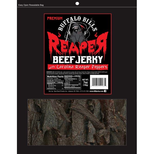 Buffalo Bills Premium Reaper Beef Jerky 7oz Pack