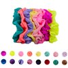 Simnice Waterproof Neon Scrunchies Gym Scrunchie - Water-resistant Hair Ties Pool scrunchie 16 Colors Elastic Hair bands Ponytail Holder Beach Scrunchies, Party Size Scrunchie, Hair Tie for Women