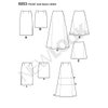 New Look 6053 Misses' Skirts Sewing Pattern, Size A (8-10-12-14-16-18)