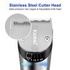 KEMEI Silver Hair Clippers for Men，Cordless Clipper Professional Barber Clippers，USB Rechargeable Wireless Haircut Clippers km-2481