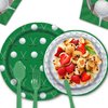 80PCS Golf Party Supplies, Golf Party Disposable Tableware Set Golf Party Plates 9" 7" Paper Plates Napkins Straws 9 Oz Cups for Golf Sports Birthday Party Decoration
