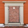 Brick Wall Backdrop,78.7"x 49.2" Inch Door Curtain, Wizard Birthday Party Supplies, Halloween Christmas Themed Party Decorations,Wall Backdrop Decoration (Old red)