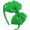 Kistreao Bow Headband Green Hair Bow Hair Bands Cute Headbands for Women Girl Bows Hair Accessories Festival Holiday Party Supplies