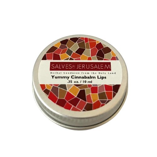 Salves of Jerusalem, Herbal goodness from the Holy Land, Natural and Orangic Lip Balm (CinnaBalm)