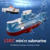 GoolRC Mini RC Submarine for Kids, LSRC-SMI Remote Control Boat Waterproof Diving Toy for Boys and Girls (Blue)