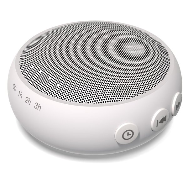 SoundMe Mini Sleep Sound Machine 30 Soothing Natural Sounds Travel White Noise Machine with 36 Volume Control Pink Brown Noise Machine for Baby Kid Adults Noise Maker Powered by AC or USB Sleep Timer