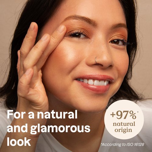 ATTITUDE Oceanly Brown Makeup Set, EWG Verified Eyeshadow and Lash Serum Infused Mascara, Vegan Beauty, Set of 3 Products