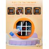 Dollox 4-in-1 Mini Tic Tac Toe Bolt Game, Electronic Handheld Game Puzzle Board Games Console Brain Training Includes Tic Tac Toe, Memory Flash, Whack-a-Mole Family Fun Travel Games for Kids Adults