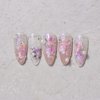 3Sheets Lucky Fish Nail Stickers Gold Pink Laser Chinese Character koi Acrylic Nail Decals for Chinese New Year Tattoo Design Supplies (Fish)
