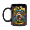 Maynard Ruiz Keep Calm and Let Lavon Handle It 11oz Black Mug Personalized Tattoo Artist Coffee Cup, Tattoo Artist Present, Tattoo Artist Gift Ideas, Tattoo Artist Birthday Gifts 177571