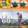 Benvo Mosquito Head Net Mesh, Face Neck Fly Netting Hood from Bugs Gnats Noseeums Screen Net for Any Outdoor Lover- with Carry Bags Fits Most Sizes of Hats Caps (2pcs, Grey, Updated Big Net)