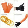 YUNVI 30 Pairs Field Dressing Gloves Deer Hunting Gutting Gloves, Veterinary Gloves Includes Disposable Arm Gloves & Nitrile Gloves