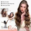 NOSTALGIA Brown Ponytail Extension 26 Inch Long Curly Wavy Drawstring Ponytail Extension Synthetic Hair Extensions Ponytail for Women Daily Use Brown with Blonde Highlights