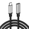 Tianle USB C Extension Cable, Type-C USB 3.2 Gen 2(10Gbps) Male to Female Extender,4K@60HZ Fast Charge,for Data Transfer,Charging,Audio,Video Devices-Grey (16.4ft / 5 Meters)