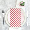 DYLIVeS Red Gingham Napkins, 80 Pack Red and White Checkered Guest Towel Plaid Party Napkins Disposable Paper Hand Towels for Luncheon, Picnic, Birthday, Easter, Graduation Party Napkins, 3-Ply