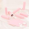 Framendino, 50 Pack Pink Kraft Paper Lipstick Boxes Rectangle Lipstick Bottle Boxes Reusable Lip Balm Packaging Cases Gift Wrapping Box for DIY Gift Packaging (3.3x0.79x0.79)