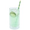 Restaurantware 7.8 Inch Paper Straws For Drinking 100 Sturdy Eco-Friendly Paper Straws - Premium Bamboo Stalk Design Green Paper DurablePaper Straws Vibrant Colors For Cold Drinks