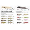 Heddon One Knocker Spook Topwater Fishing Lure for Saltwater and Freshwater, 4 1/2 Inch, 3/4 Ounce, Foxy Momma