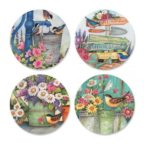 Garden Signs Every Day Envelope Seals - Set of 144 1-1/2" Diameter Self-Adhesive, Flat-Sheet Every Day Sticker Seals