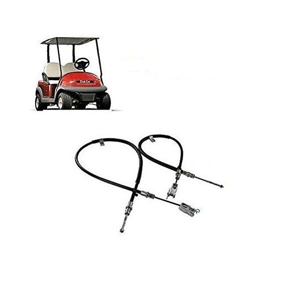 Huskey Brake Cable Set for Club Car Precedent Golf Cart Driver & Passenger Side 2004 Up