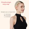 Xiushumyi Wig Cap Lace Wig Grip Cap for Keeping Wigs in Place Wig Cap with Grip Band Make Your Wigs Glue Free Non-Slip Wig Caps for Women (Nude, M)