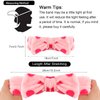 WHAVEL 9 Pack Pink Microfiber Hairband for Washing Face, Makeup Headband Skincare Headbands with Cute Bow, Fluffy Face Wash Headband for Women