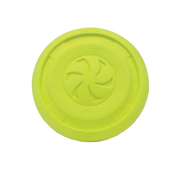 Pro Fit Foam Toy Flying Disc - Durable Floating Dog Toy - Great for Water Play - Yellow - 9”