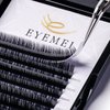 Eyelash Extensions 0.10 D Curl Natural Faux Mink Eyelash Extensions Individual Lashes Extension 11mm Tray Salon Use by EYEMEI