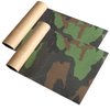 ZUEXT 9" x 33" Camo Skateboard Grip Tape Sheets 2 Pack, Bubble Free Waterproof Green Camouflage Scooter Grip Tape, Longboard Griptape, Sandpaper for Rollerboard Stairs Pedal Wheelchair Steps(84x23cm)