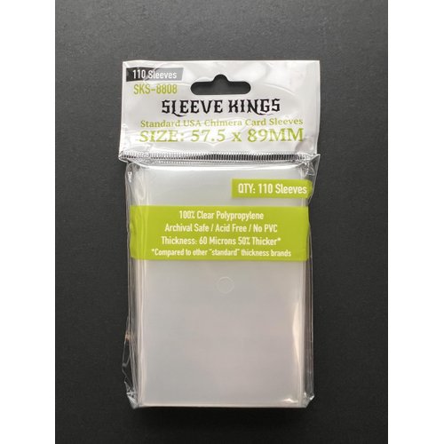Sleeve Kings Standard USA Chimera Card Sleeves 57.5 X 89 mm (10x110 Pack, 1100 Sleeves)