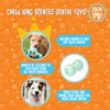 Chew King Dental Dog Toy Collection, Fetch Ball Clinically Proven to Remove Plaque
