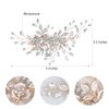Generic Rhinestone Bridal Hair Pins, Rhinestone Wedding Headpieces for Bridesmaids, Flower Girl Hair Accessories, gold