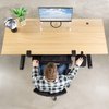 VIVO Desk Clamp Adjustable Computer Mouse Pad and Device Holder Extended Rotating Platform Tray, Fits up to 2 inch Desktops, Black, MOUNT-MS01A