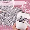 8000PCS 3mm Resin Rhinestones Bulk for Crafting (Clear), Flatback Bedazzling Crystals for Crafts DIY Nail Decoration, Gems Charms for Tumbler Shoes Clothing Fabric with Pickup Pen and Tweezers