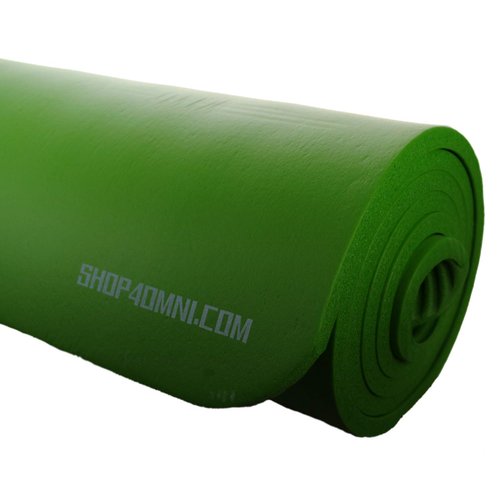 Shop4Omni Yoga mat 72" X 24" - Extra Thick Exercise Mat - with Carrying Strap for Travel (Lime Green)