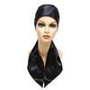 1 Pc Satin Head Wrap Fashion Headbands Satin Scarf for Wigs Laying Scarf for Lace Frontal Wigs Satin Headband for Yoga, Makeup, Facial, Sport (Black)